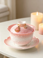 The "Ice Bloom" Crystalline Gaiwan | Lavender Mist Edition