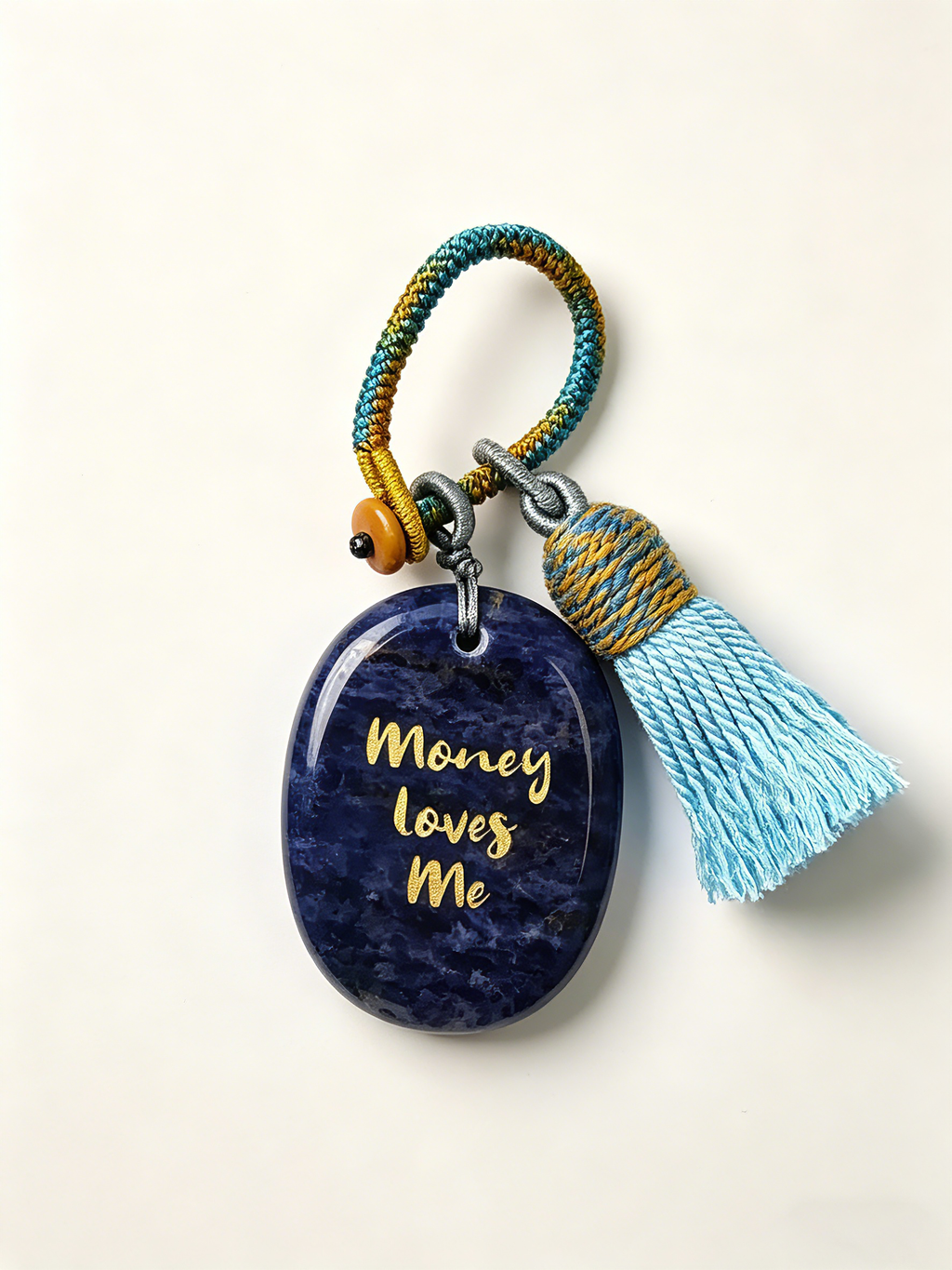 "Money Loves Me" Worry Stone Charm