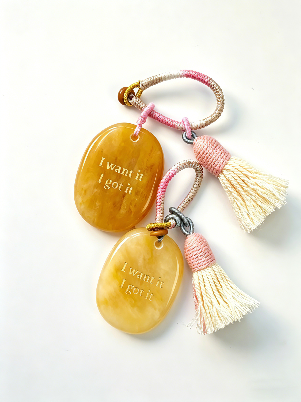 "I Want It, I Got It" Ambition Stone Charm