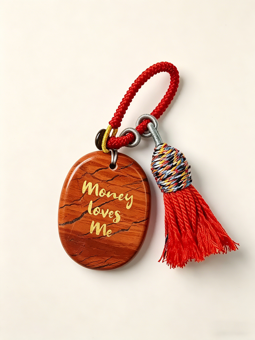"Money Loves Me" Worry Stone Charm