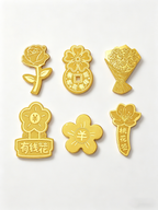 "Abundance Bloom" Flower Phone Stickers