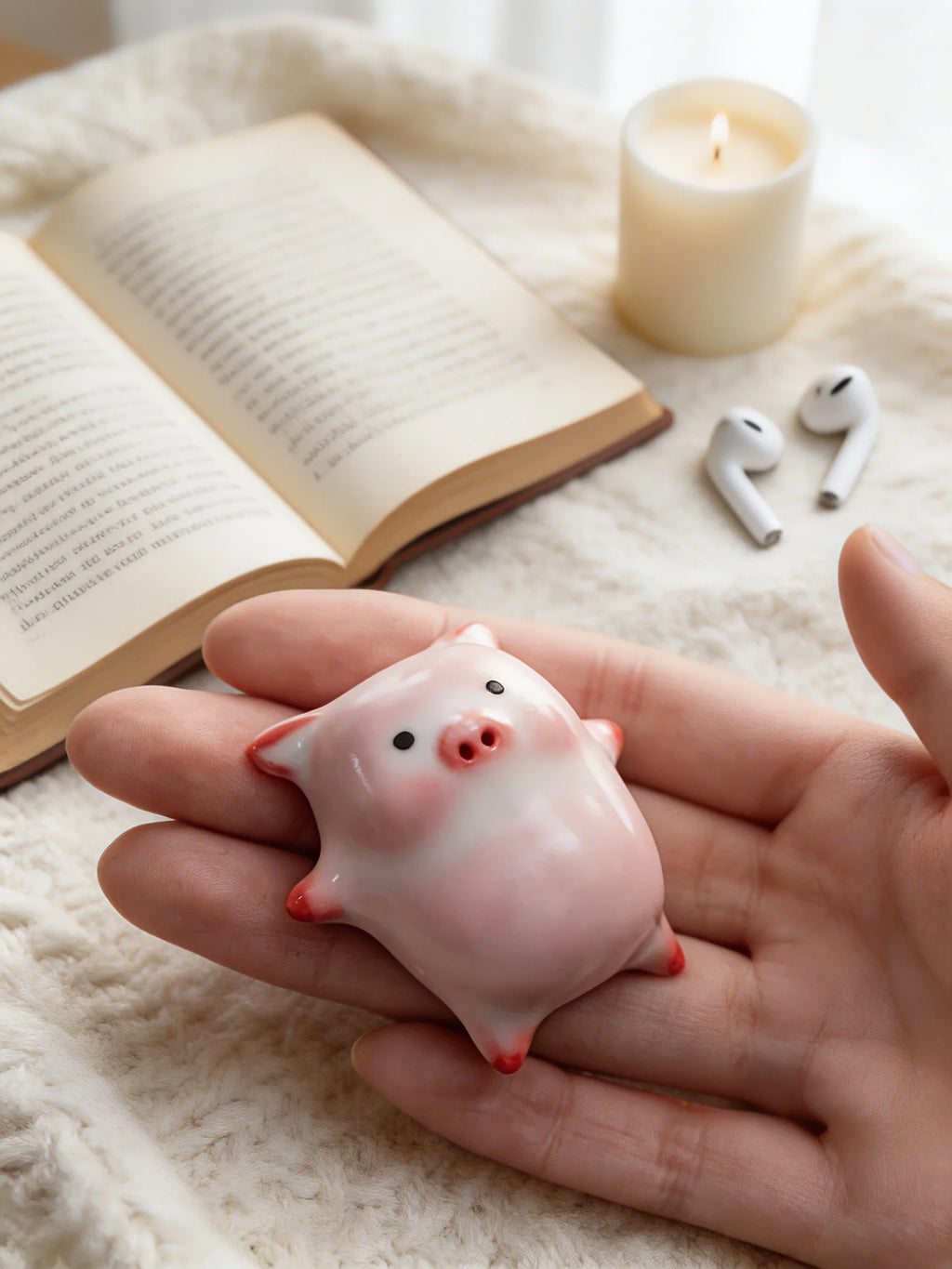 The "Bubble Breath" Zen Pig Tea Set