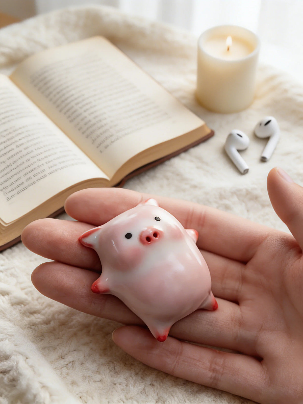 The "Bubble Breath" Zen Pig Tea Set