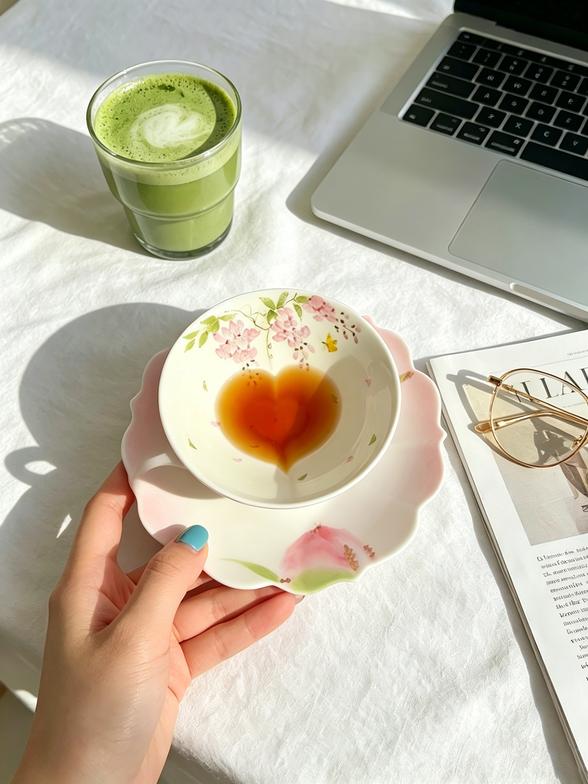 "Pour Your Heart Out" Artisan Tea Cup
