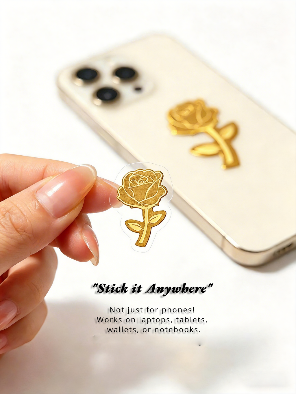 "Abundance Bloom" Flower Phone Stickers