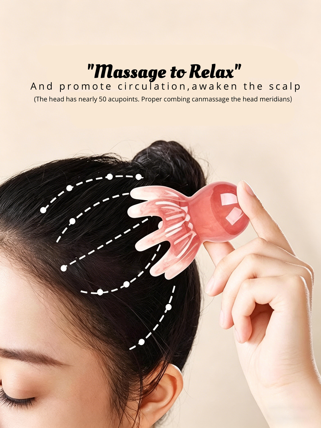 "Octopus" Scalp & Body Meridian Massager