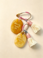 "Money Loves Me" Worry Stone Charm