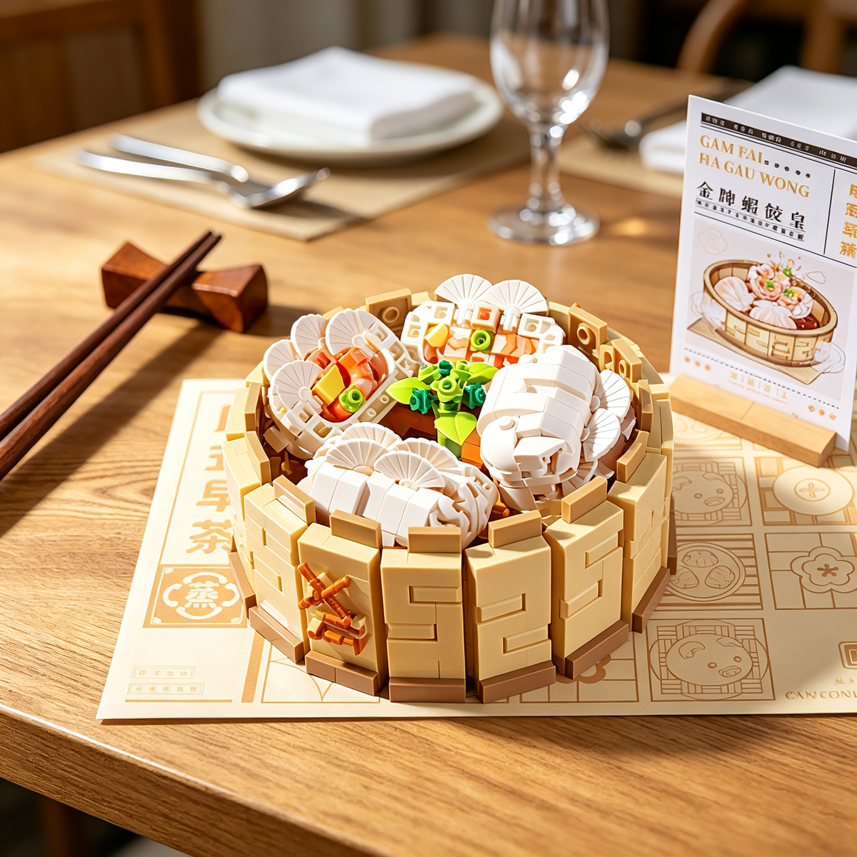SHRIMP DUMPLING  DIM SUM BLOCKS, AGE 18+, 769pcs
