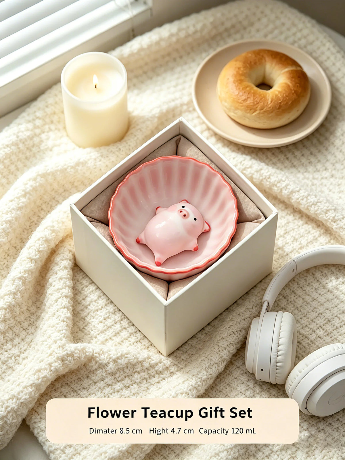 The "Bubble Breath" Zen Pig Tea Set