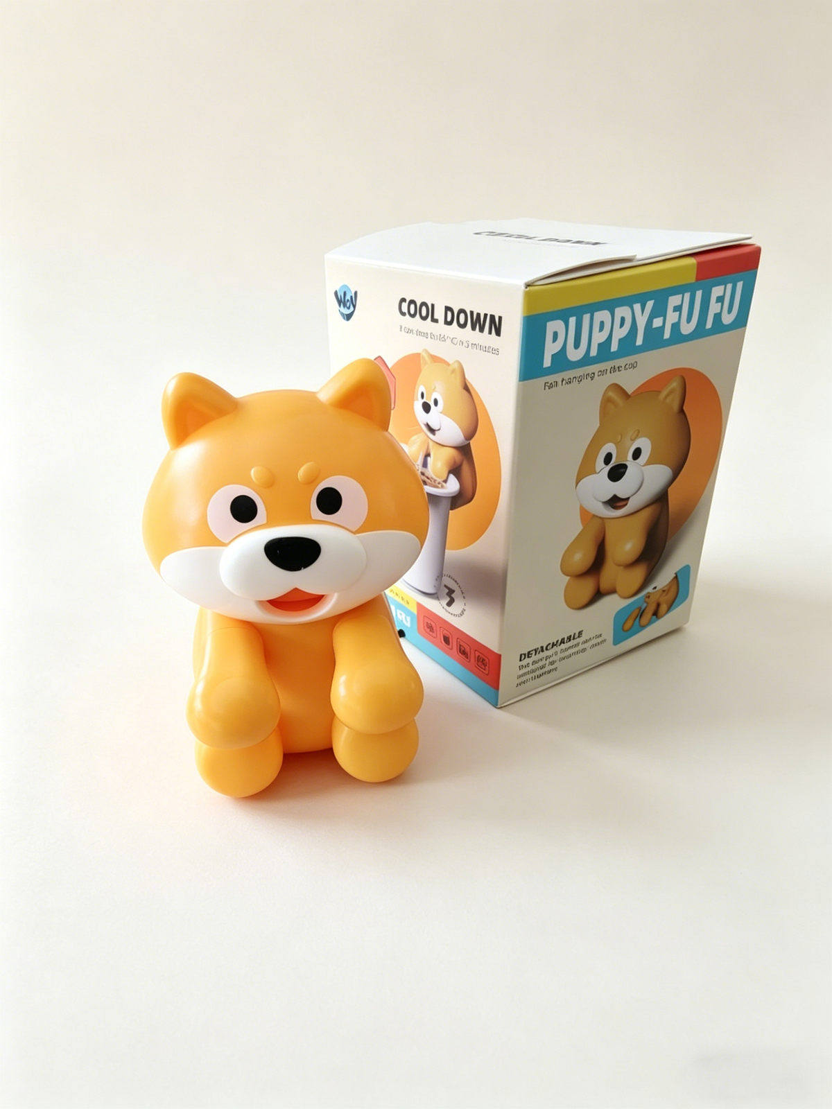 "Cooling Pup" 3-in-1 Meal & Travel Fan