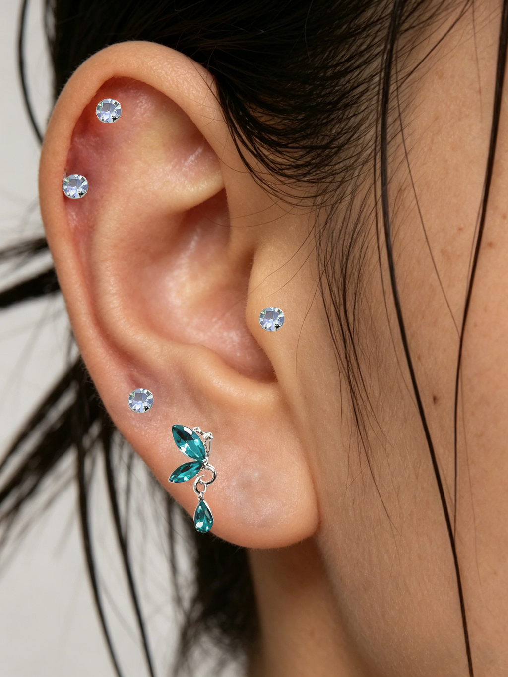 Crystal Butterfly Ear Patches (10 patches each box)